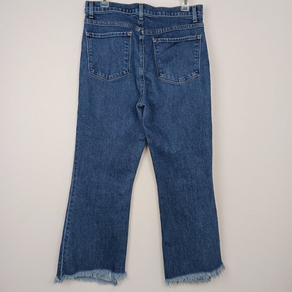 J Brand Julia High Rise Flare Hem cropped Jeans in Romance size  30 - Picture 4 of 10